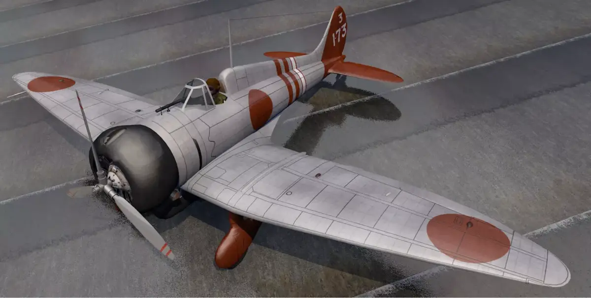 Mitsubishi A5M2 Claude 3D model