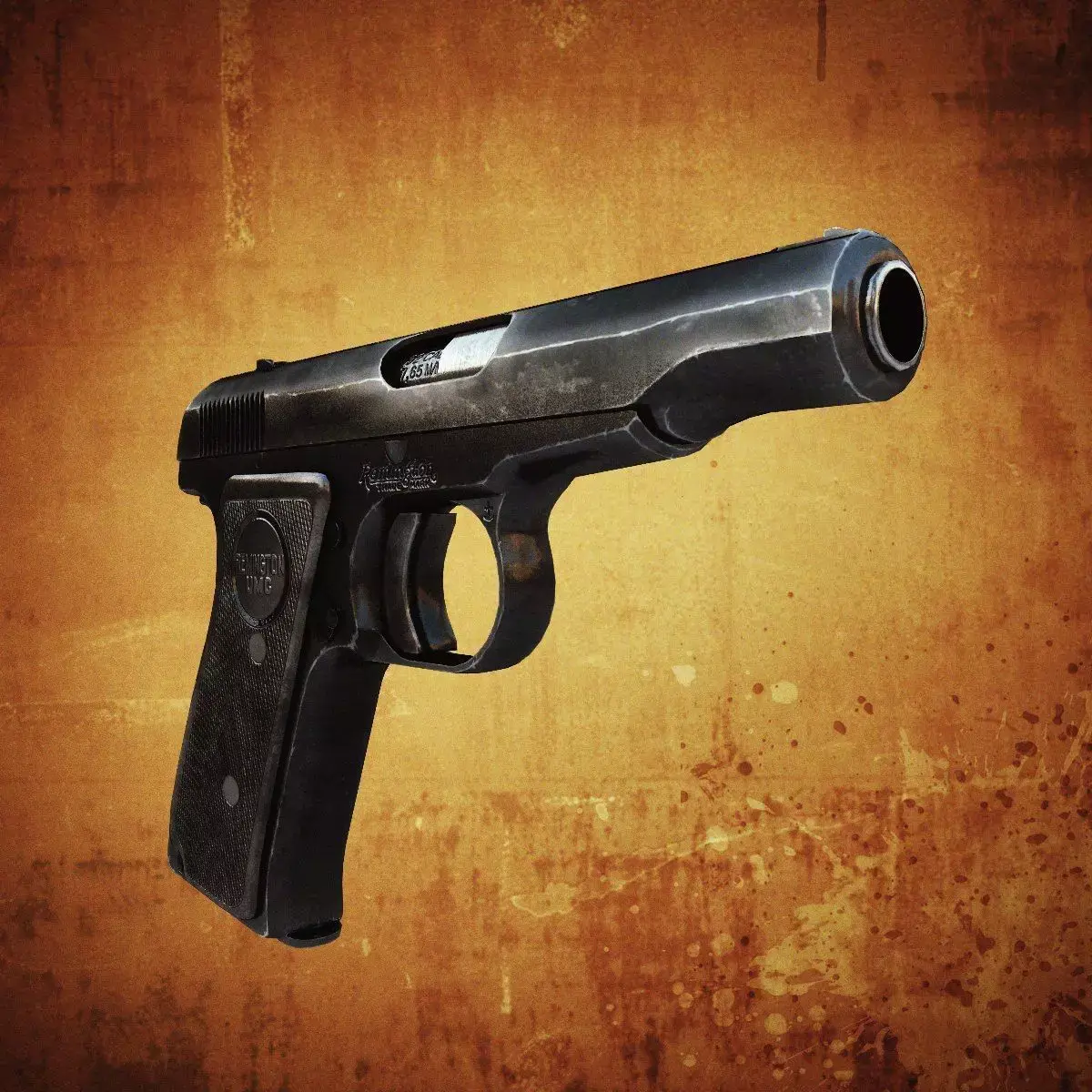 Remington Model 51 Low-poly 3D model