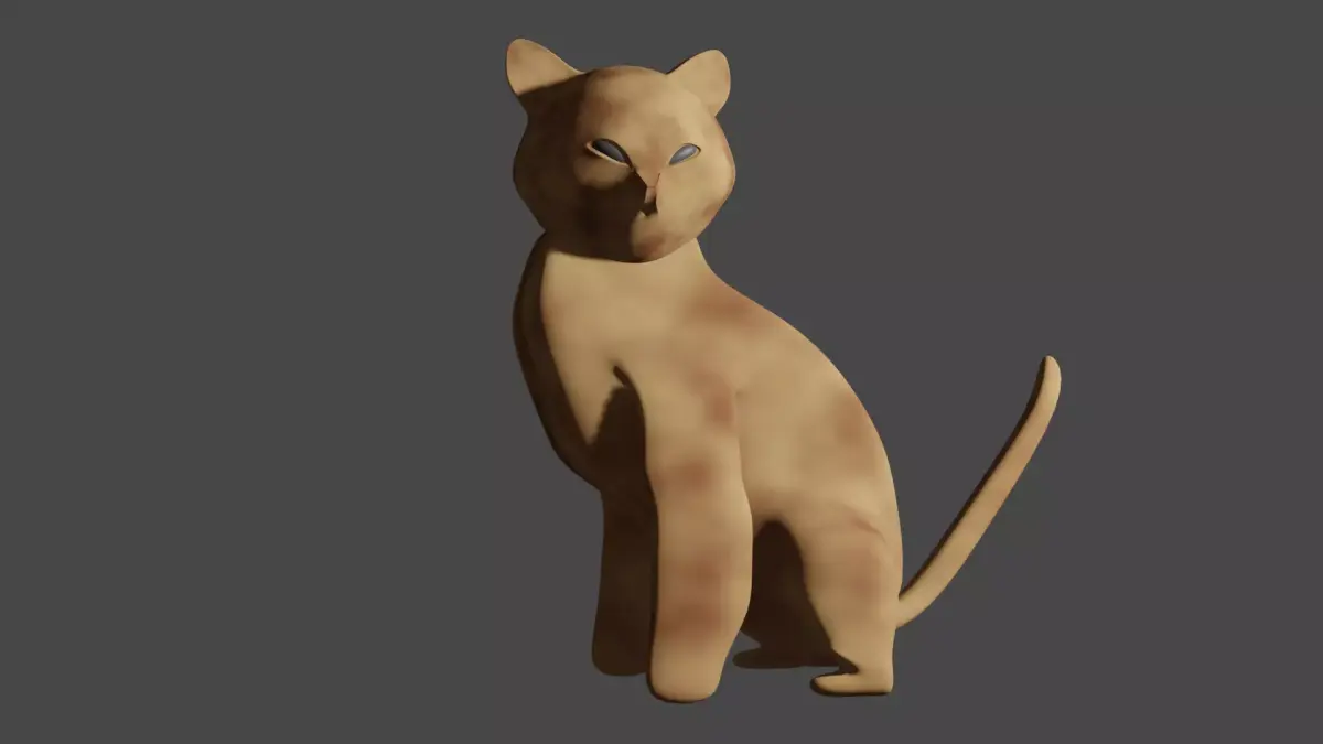 Orange Cat 3D model