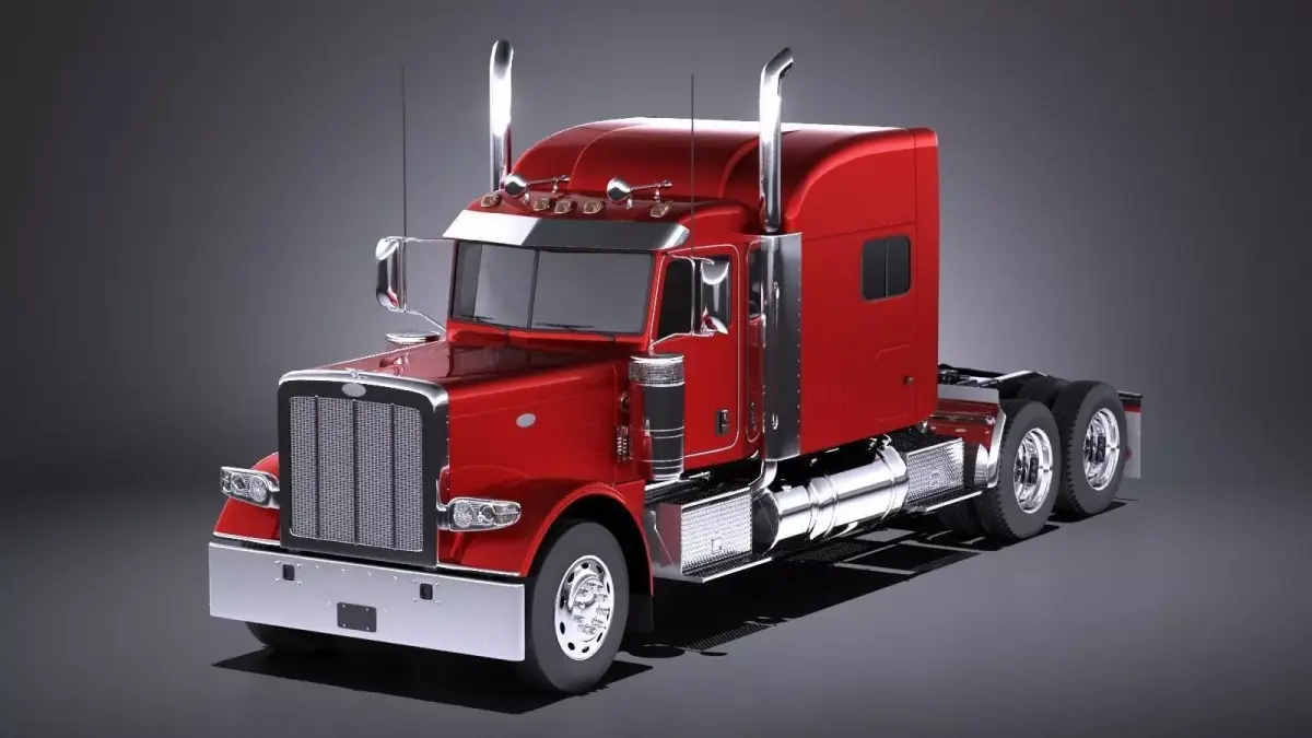 Peterbilt 389 Sleeper Cab 2017 VRAY 3D model