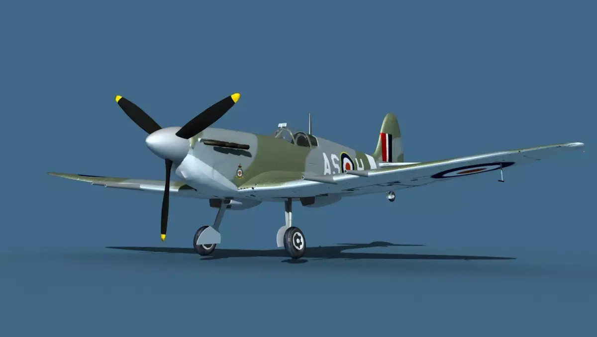 Supermarine Spitfire MkVI V01 3D model