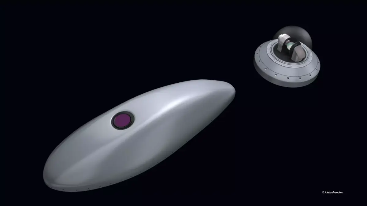J-MUSIC futuristic device with light 3D model