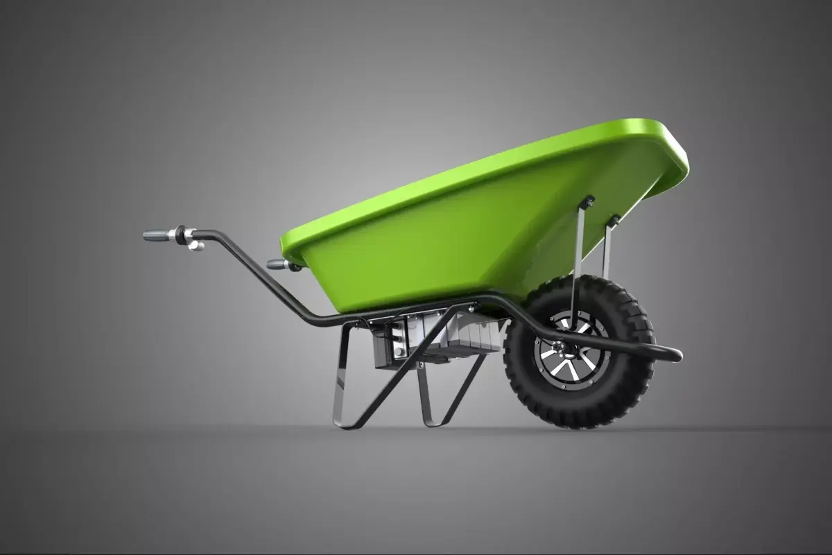ELECTRIC POWER WHEEL HUB MOTOR WHEELBARROW ENGINE BARROW BATTERY 3D model