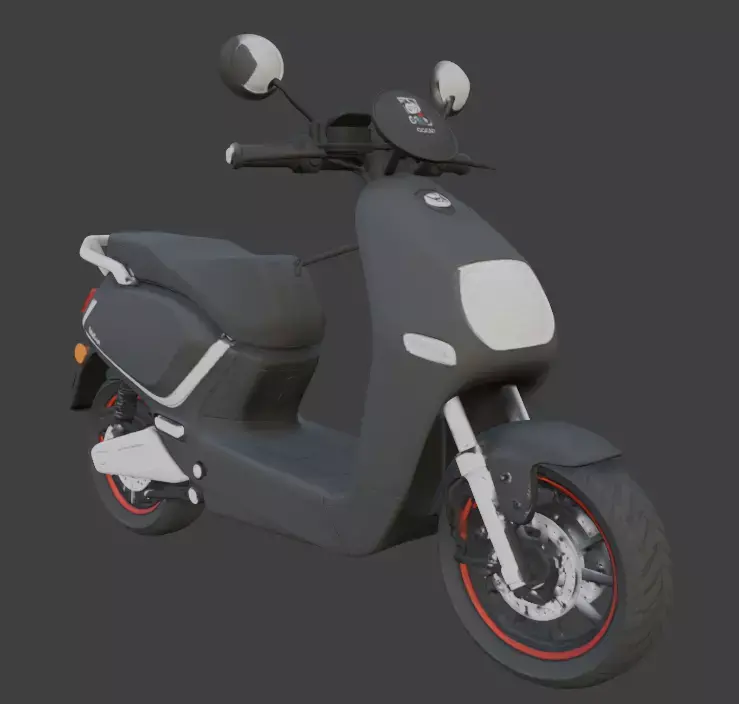 High-Quality 3D Model of Modern Electric Scooter 3D model