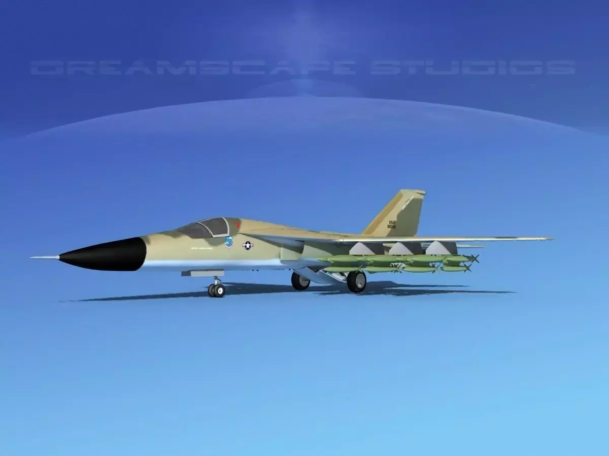 General Dynamics FB-111 Aardvark V02 3D model