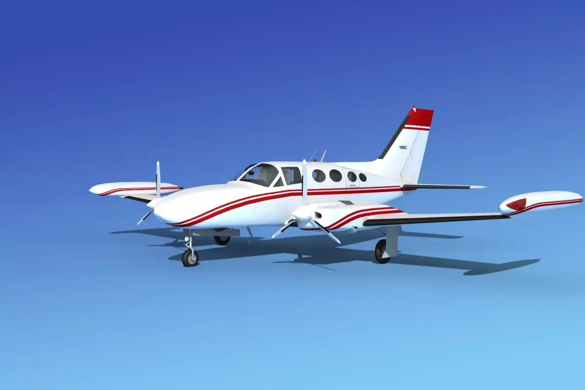 Cessna 421 Golden Eagle V15 3D model