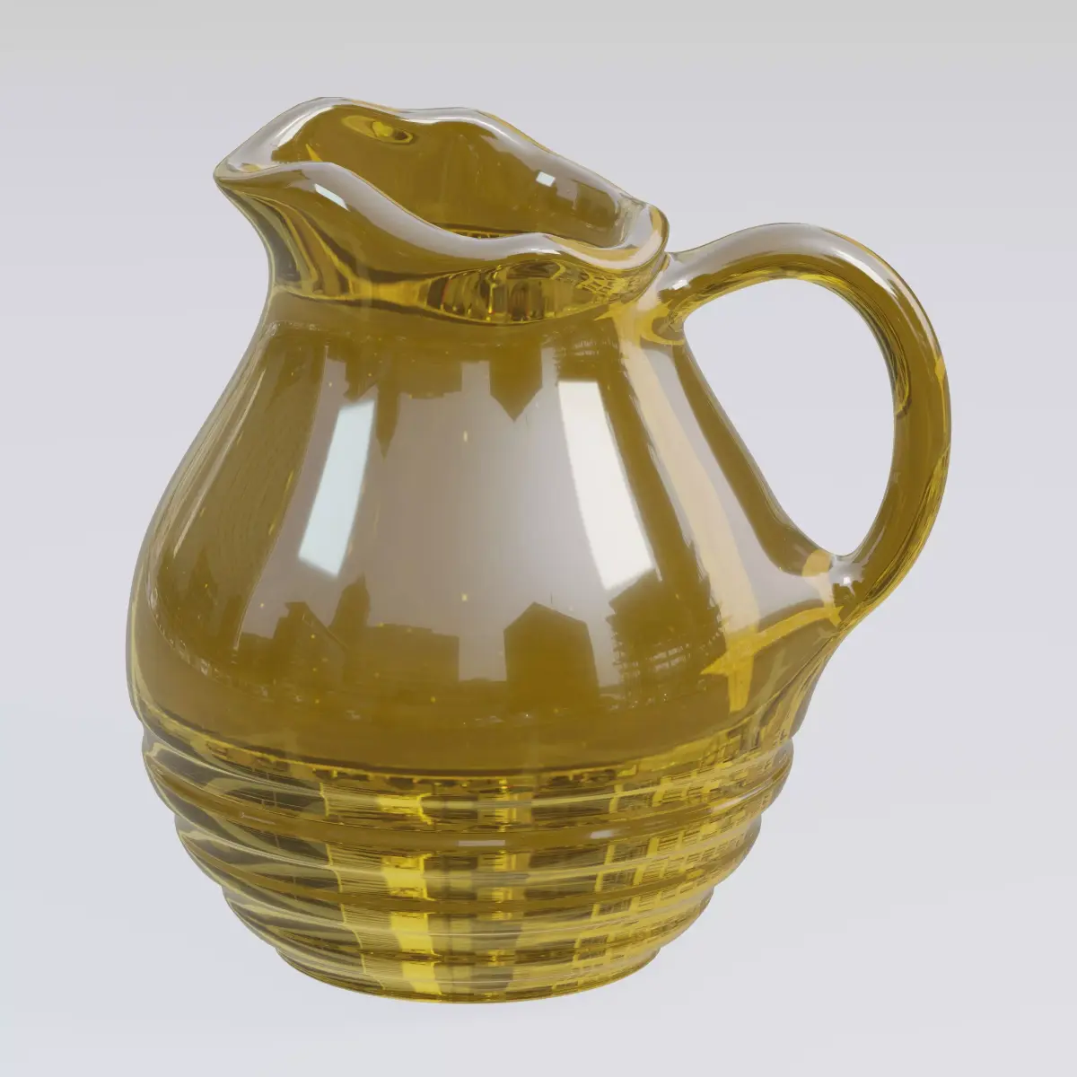 Glass pitcher 3D model