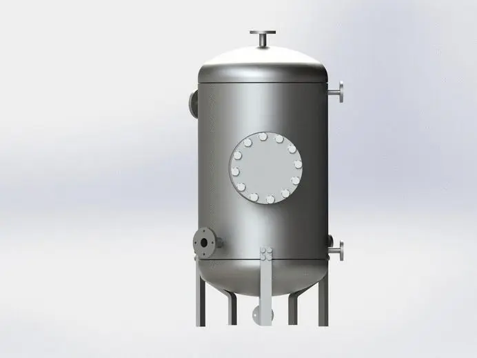 Refueling kerosene tank AISI 316L 3D model