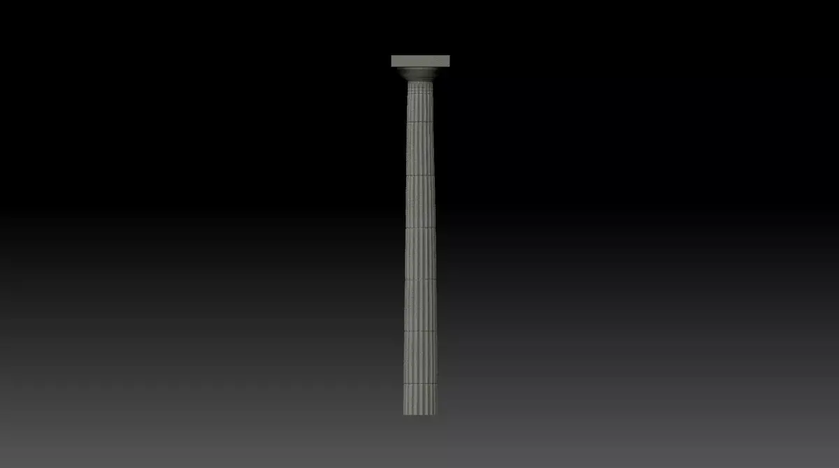Greek column Free 3D model