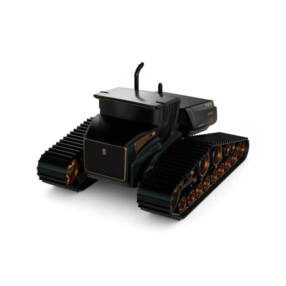 Snowcat Tracked Vehicle 3D model buy