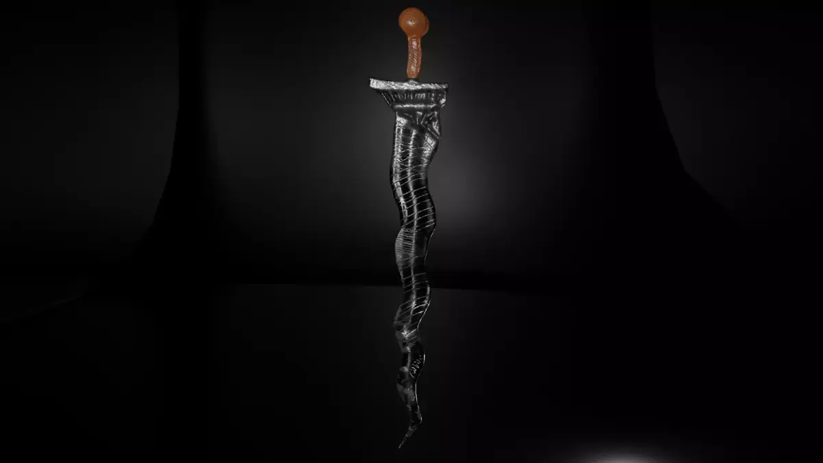 Keris Dagger 3D model