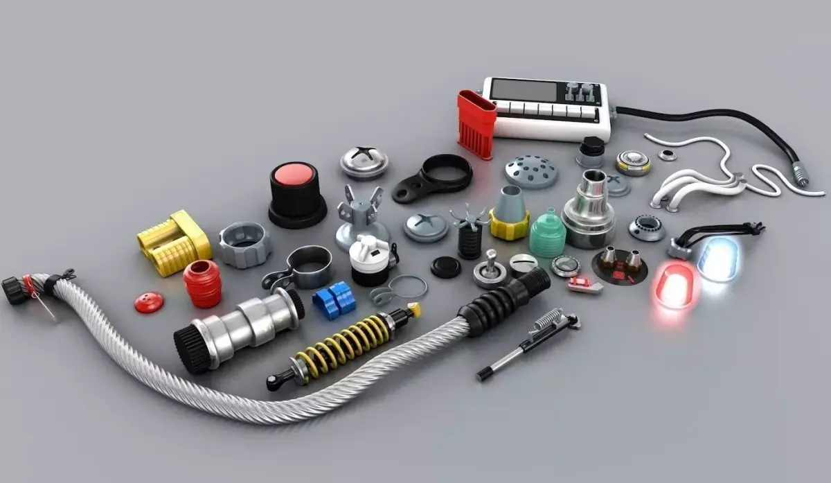 Electronic Technic Parts 3D model