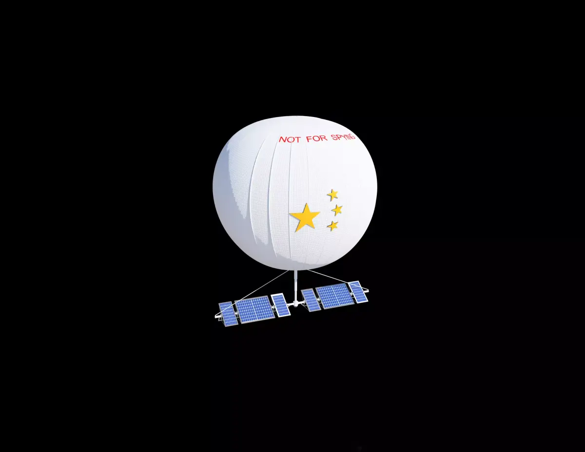Not Spy Balloon That Was Shot Down With AIM-9X Sidewinder 3D print model