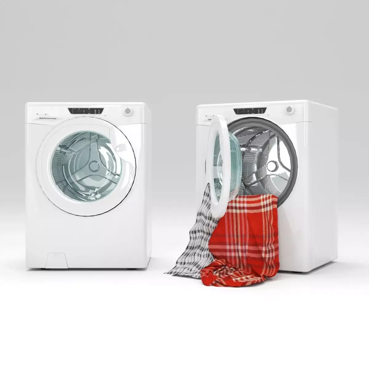 washing machine 3D model 5