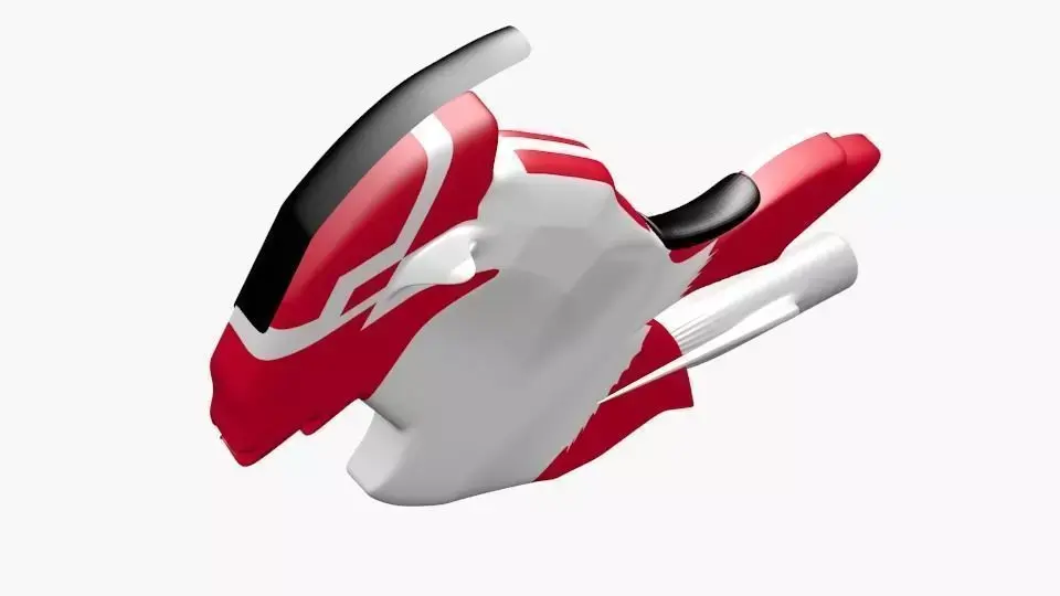 dinocycle jet fighter 3D model