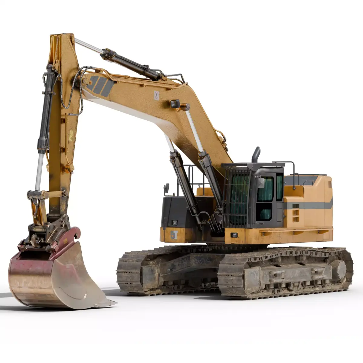 Excavator Hydraulic 3D model