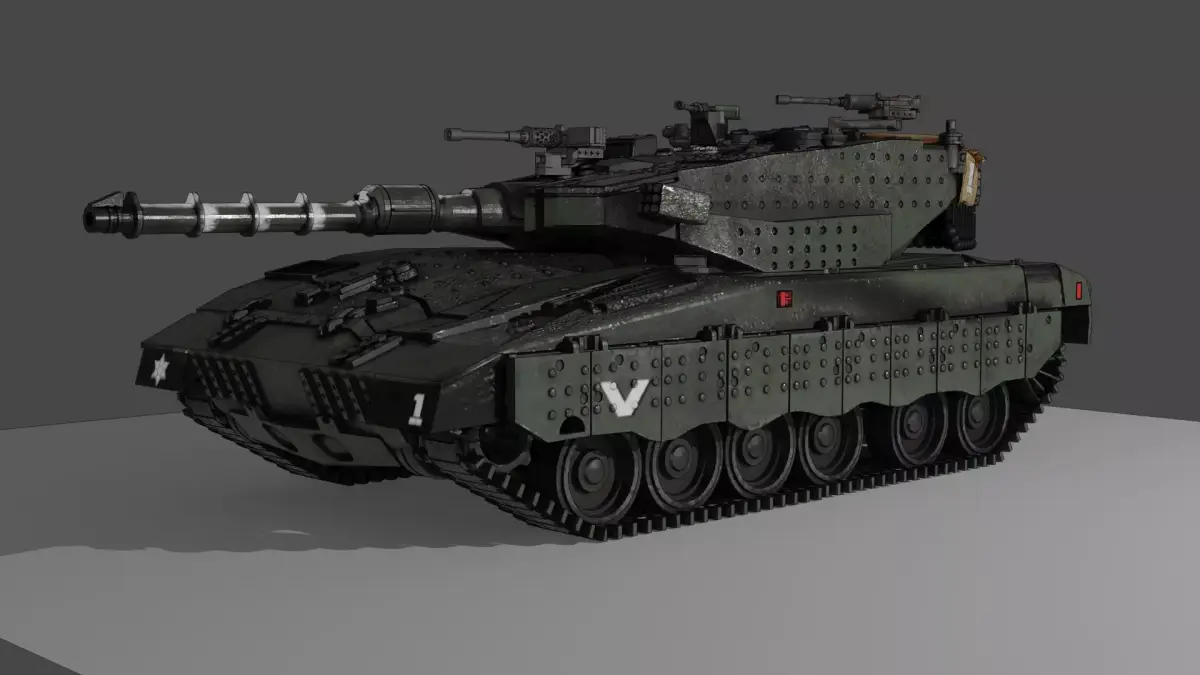 IDF Merkava mark 3 - Batash 3D print model
