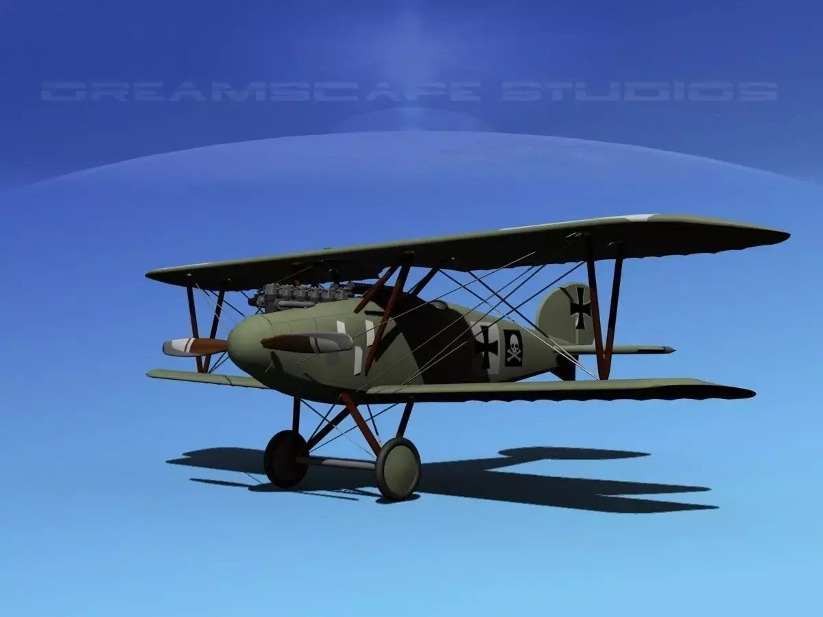 Albatross D III Fighter V16 3D model