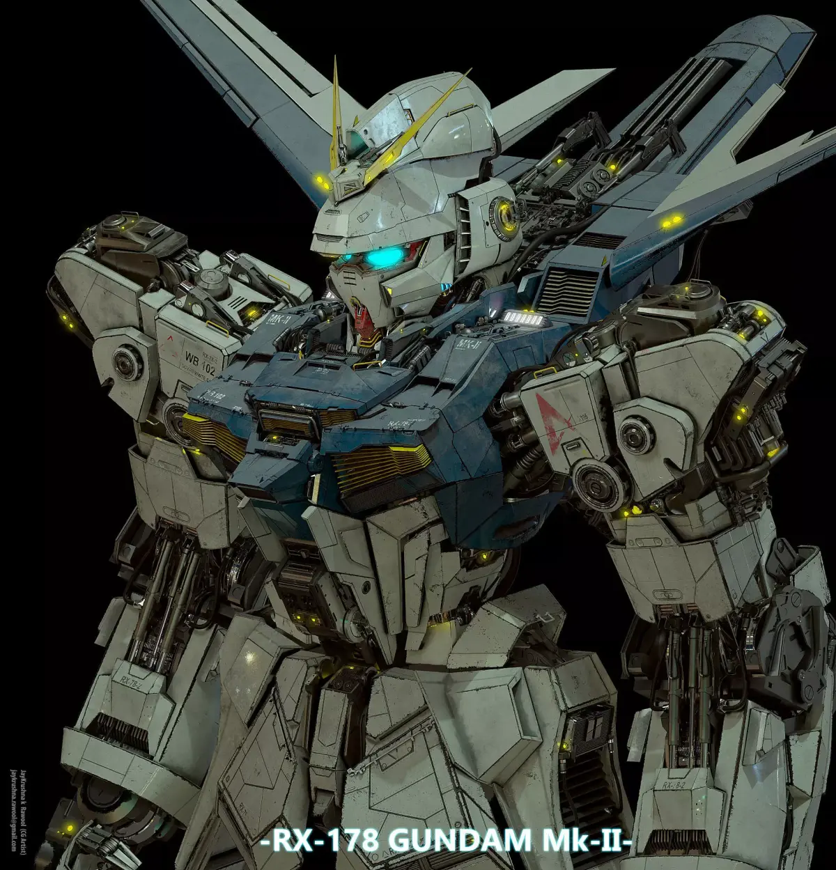Gundam Face 3D model