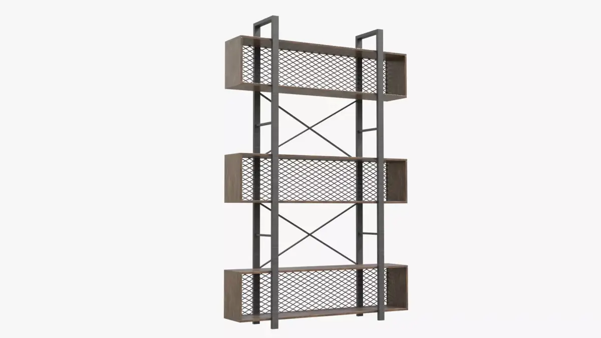 Industrial Bookcase 3D model