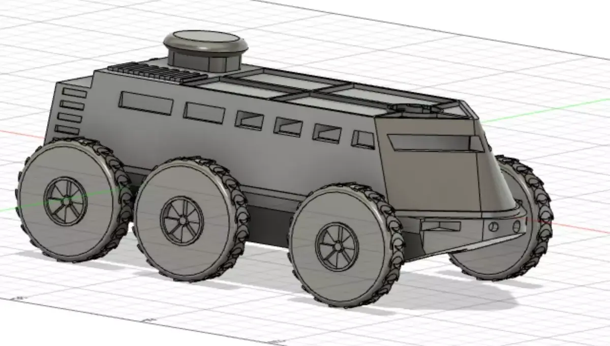 2001 A Space Odyssey Moon Rover - Concept Vehicle Free 3D print model