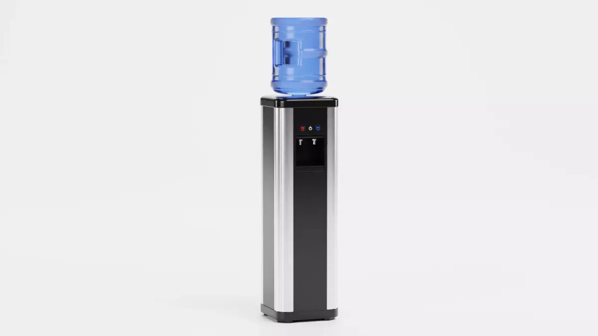Water Cooler Dispenser - Top-Loading Drinking Water System 3D model