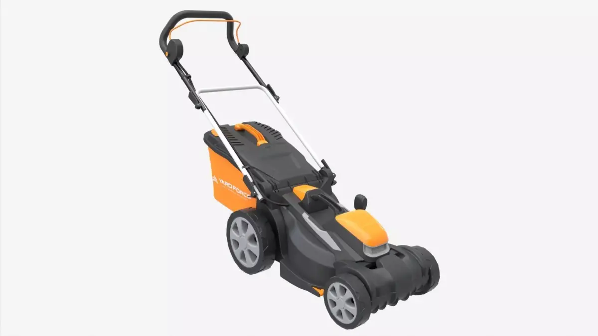 Cordless Lawn Mower Yard Force LM G34A 3D model
