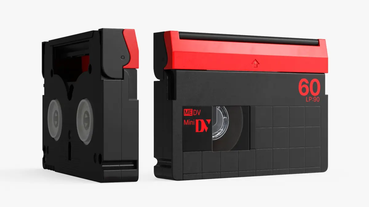 MiniDV Tape 3D model