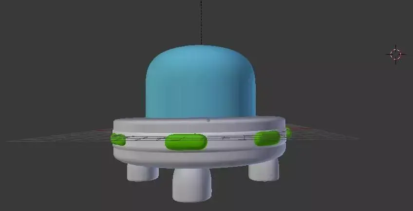 Uflee Ufo Low-poly 3D model