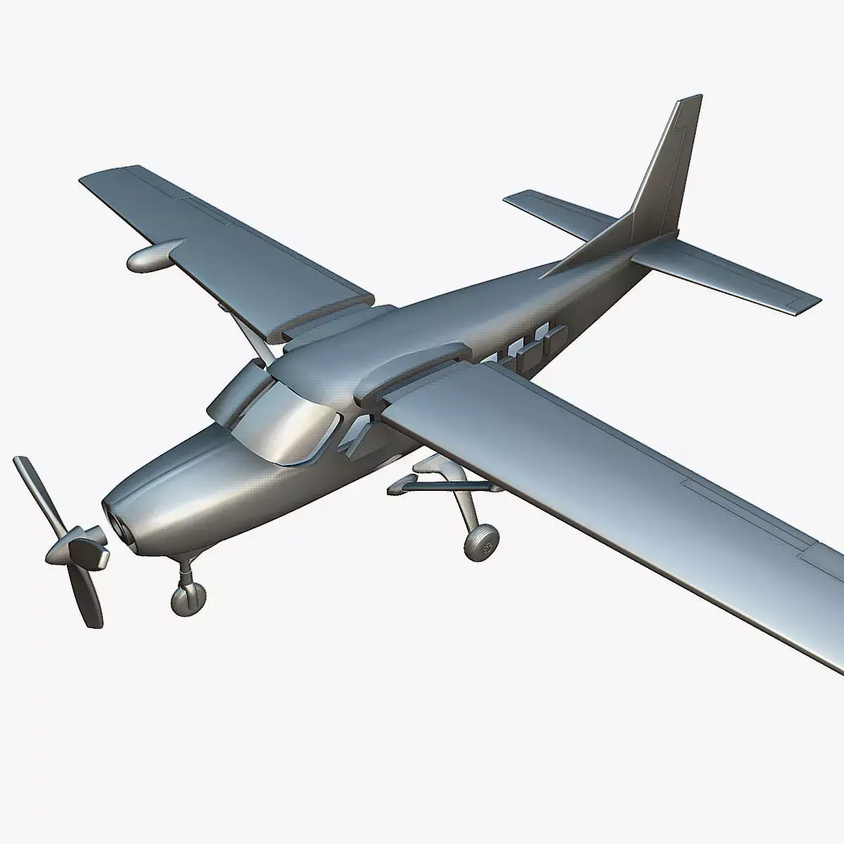 Cessna 208A Caravan - 3D Printable Model 3D print model