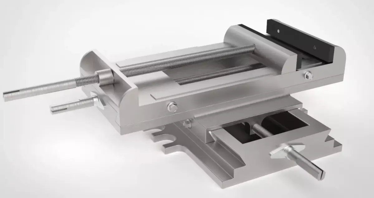 Cross Slide Vise 3D model