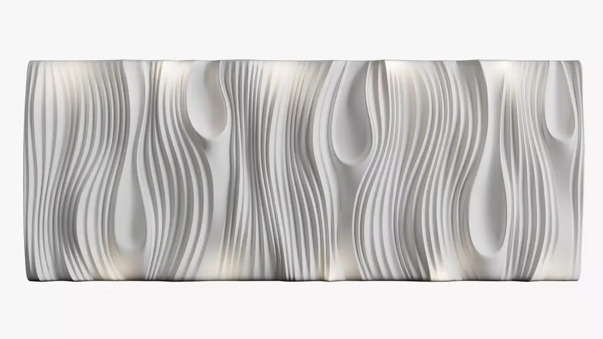 wave wall 3D model