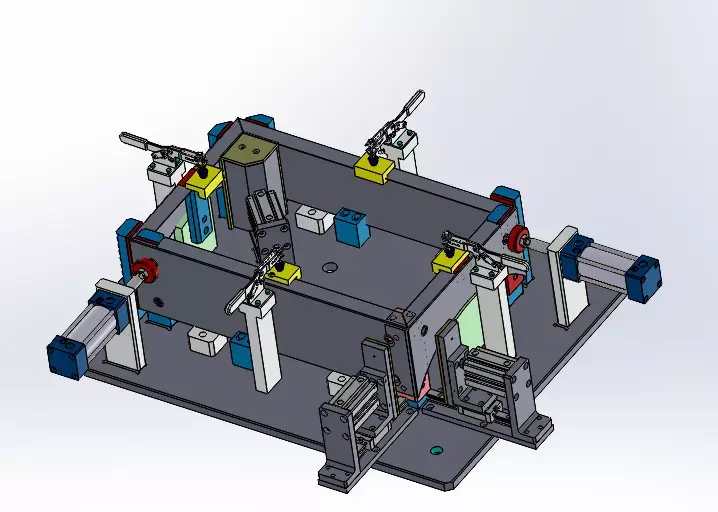 Skirt Panel Welding Assembly  3D model