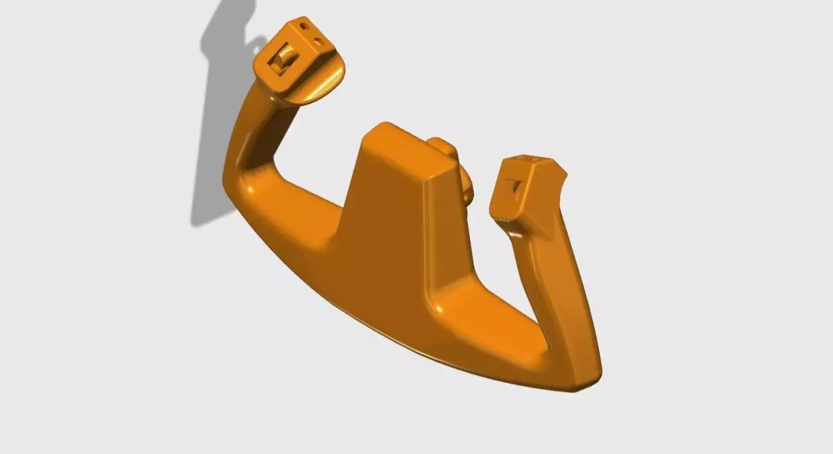 Editable Cessna 172 Yoke for flight simulator 3D print model
