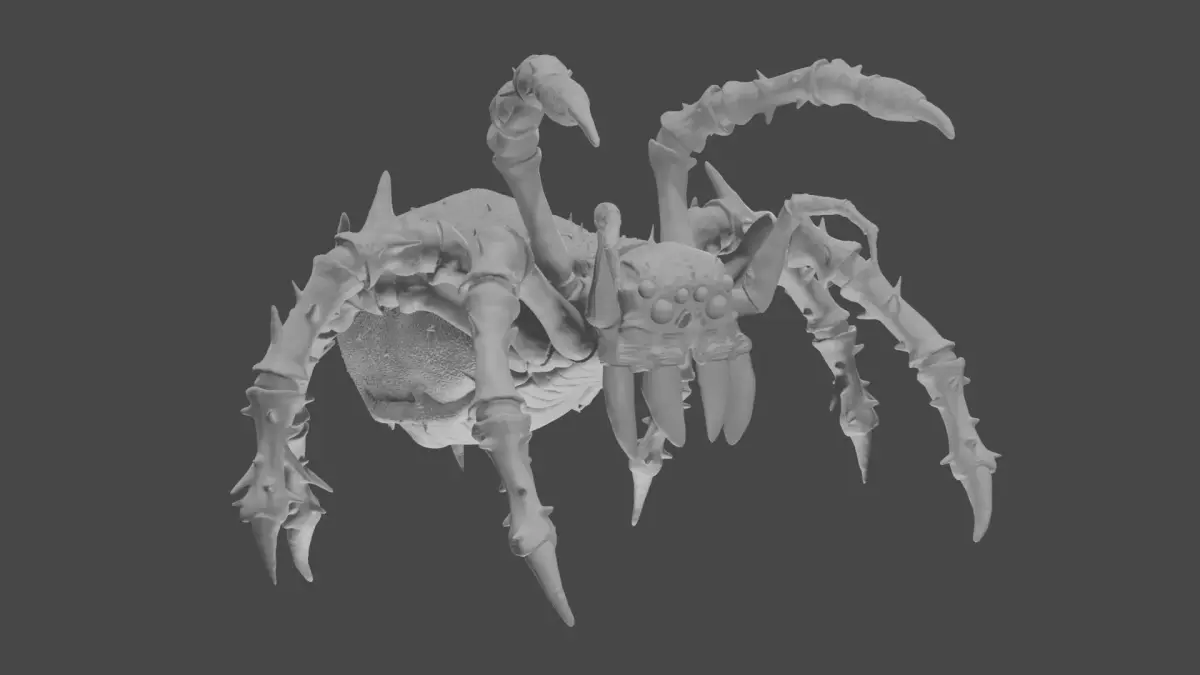 Spider 3D model 32