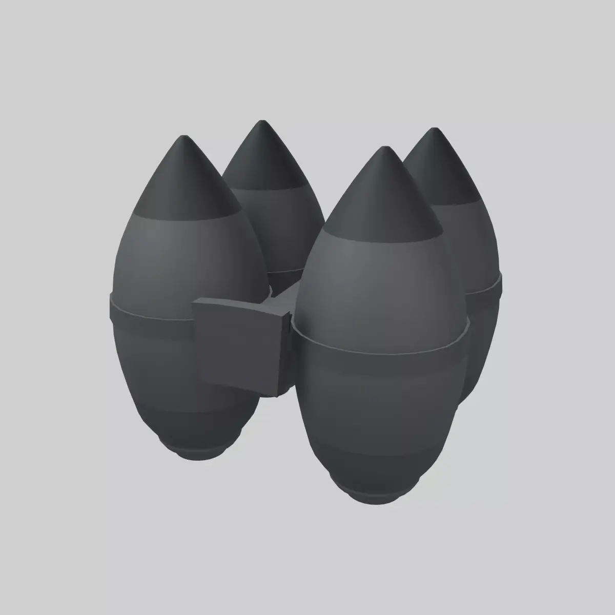 Jet Pack v2 002 Low-poly 3D model