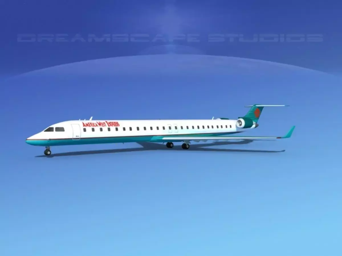 Bombardier CRJ1000 America West 3D model