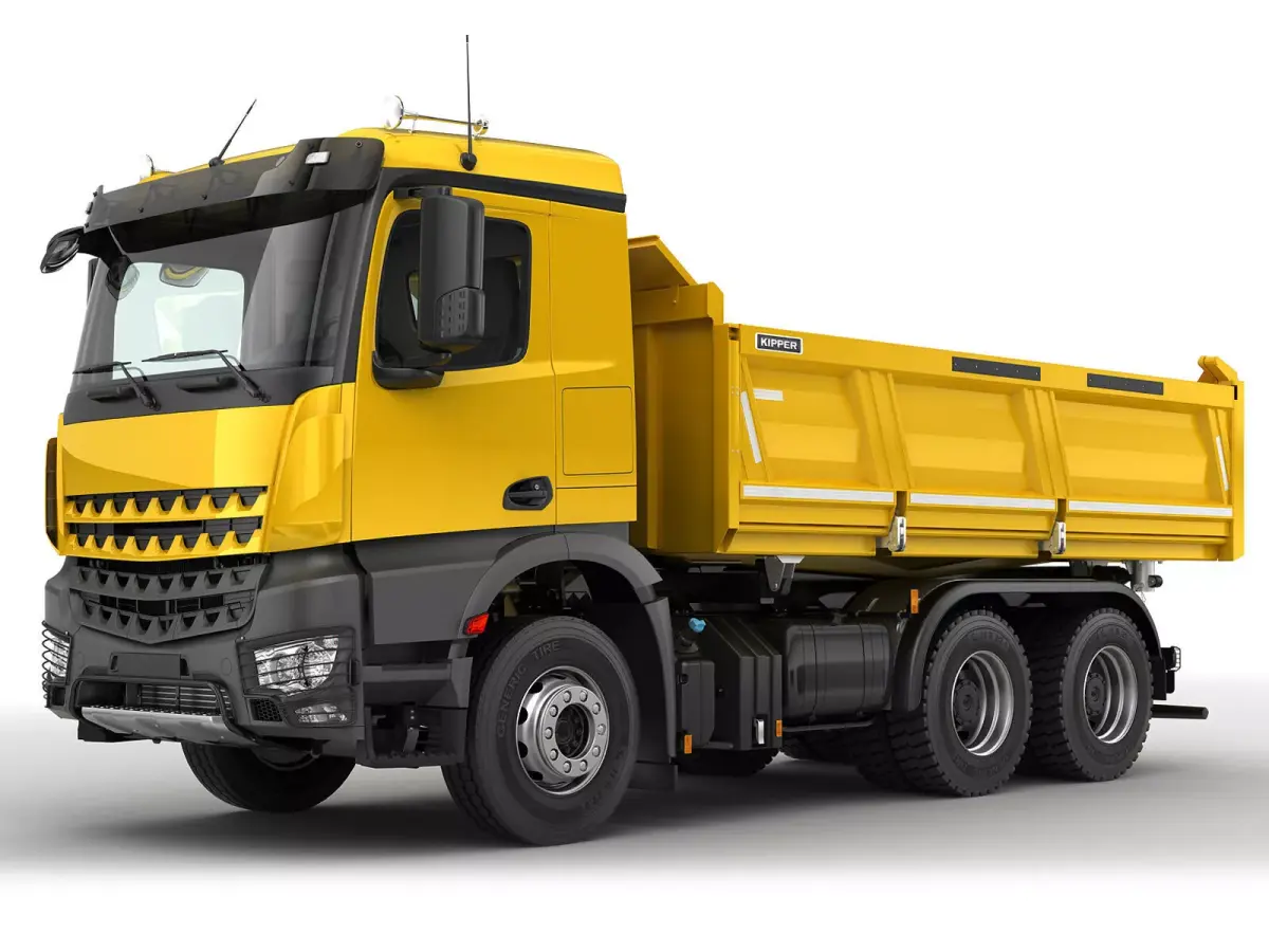 Dump Truck 6X4 3D model