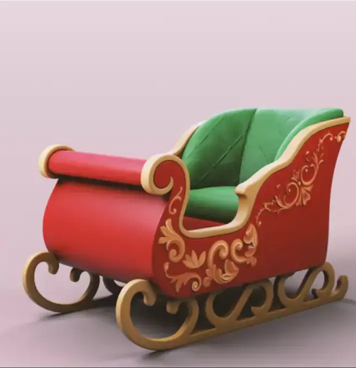 Christmas Sled 3D print model