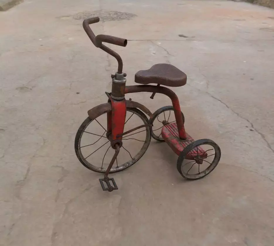 Old Tricycle 3D model