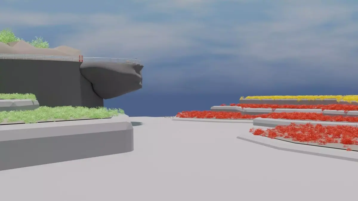 mountain path 3D model