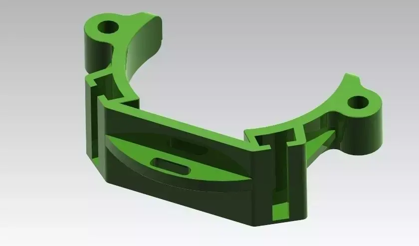 Base for Diaphragm Pump Body  Free 3D model
