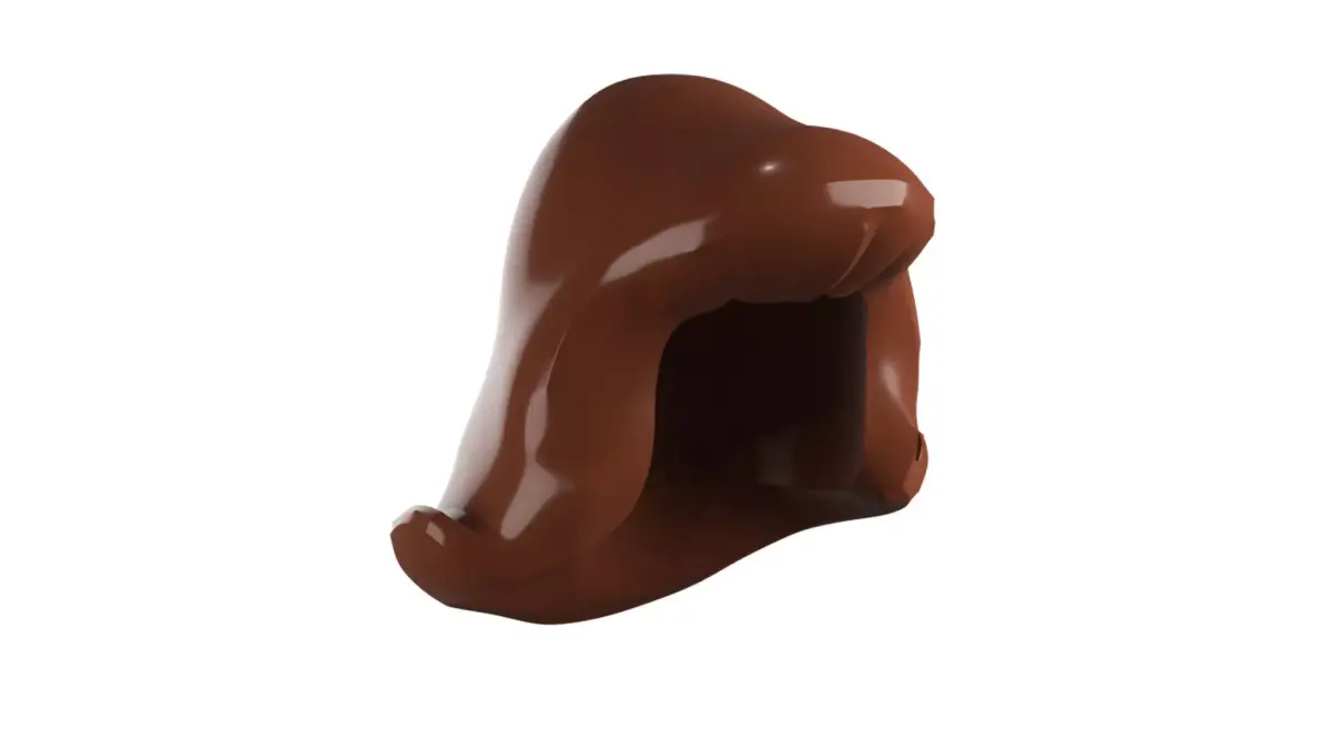 Custom3Dprint Minifigure Accessory - Minifigure Hair S2 - 044 3D print model