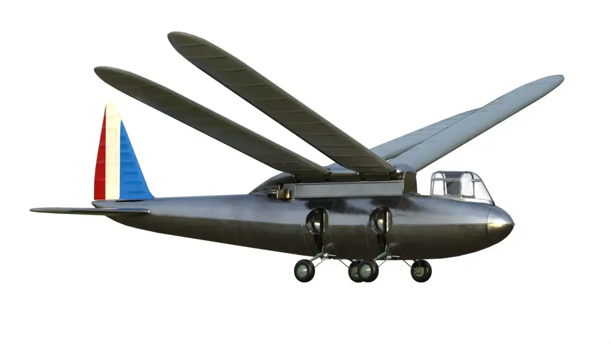 Ornithopter Riout 102T Alerion  Low-poly 3D model