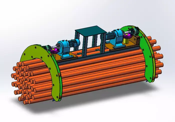 Robotic Design of Lifting and Handling Fixture 3D model