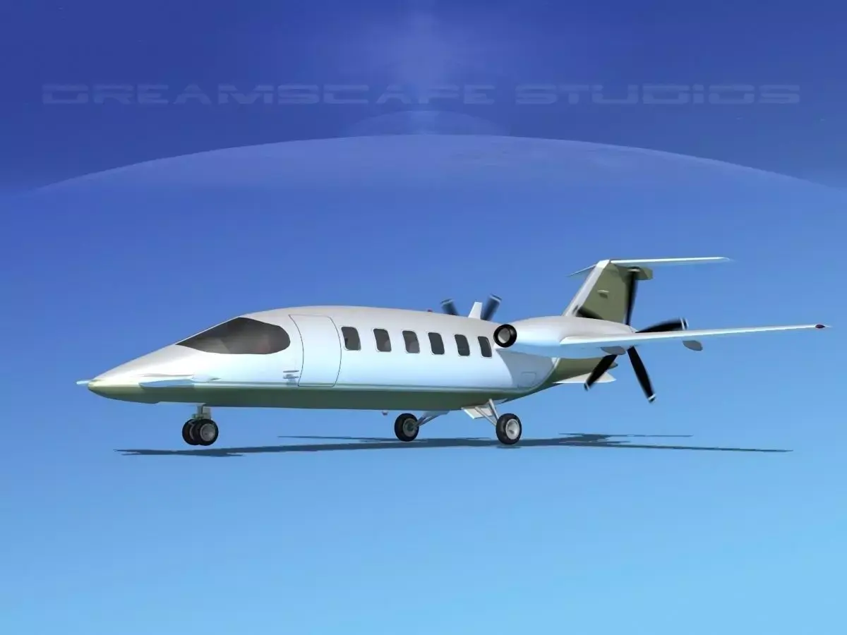 Piaggio Avanti P180 V10 3D model