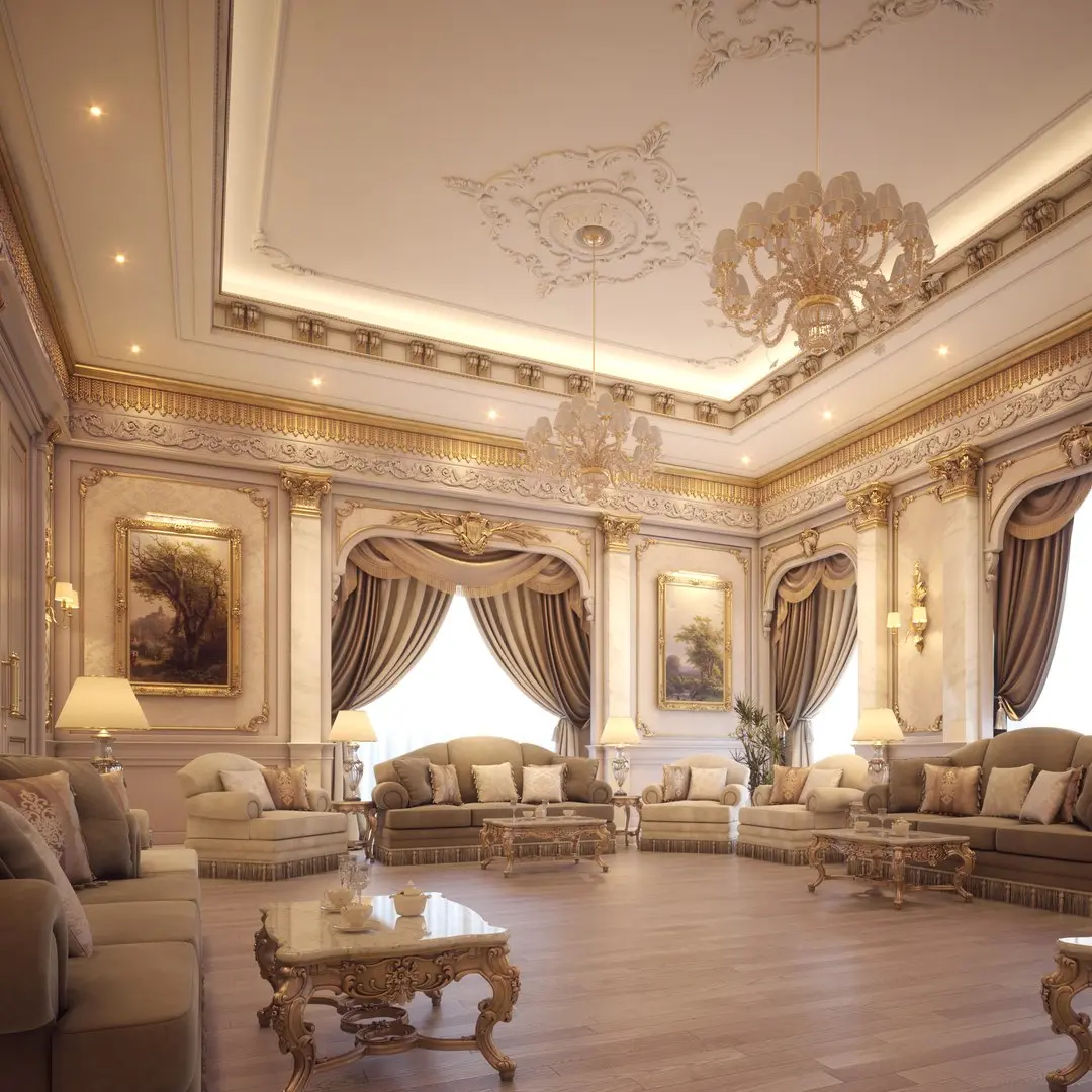 Luxury Living Room 3D model order