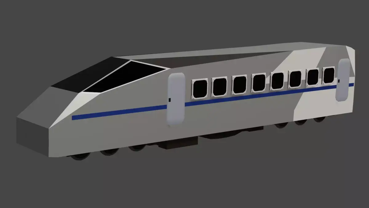 BULLET TRAIN 3D model purchase
