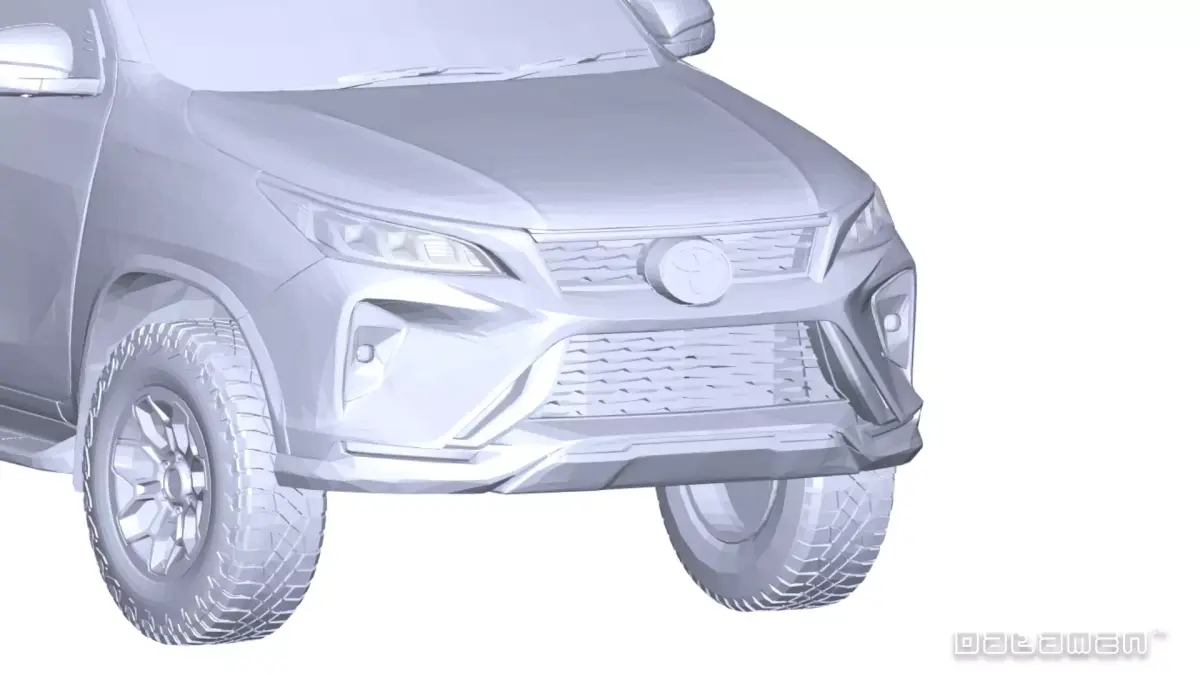 2024 TOYOTA Fortuner Legender 3D Scan Surface Data 3D model