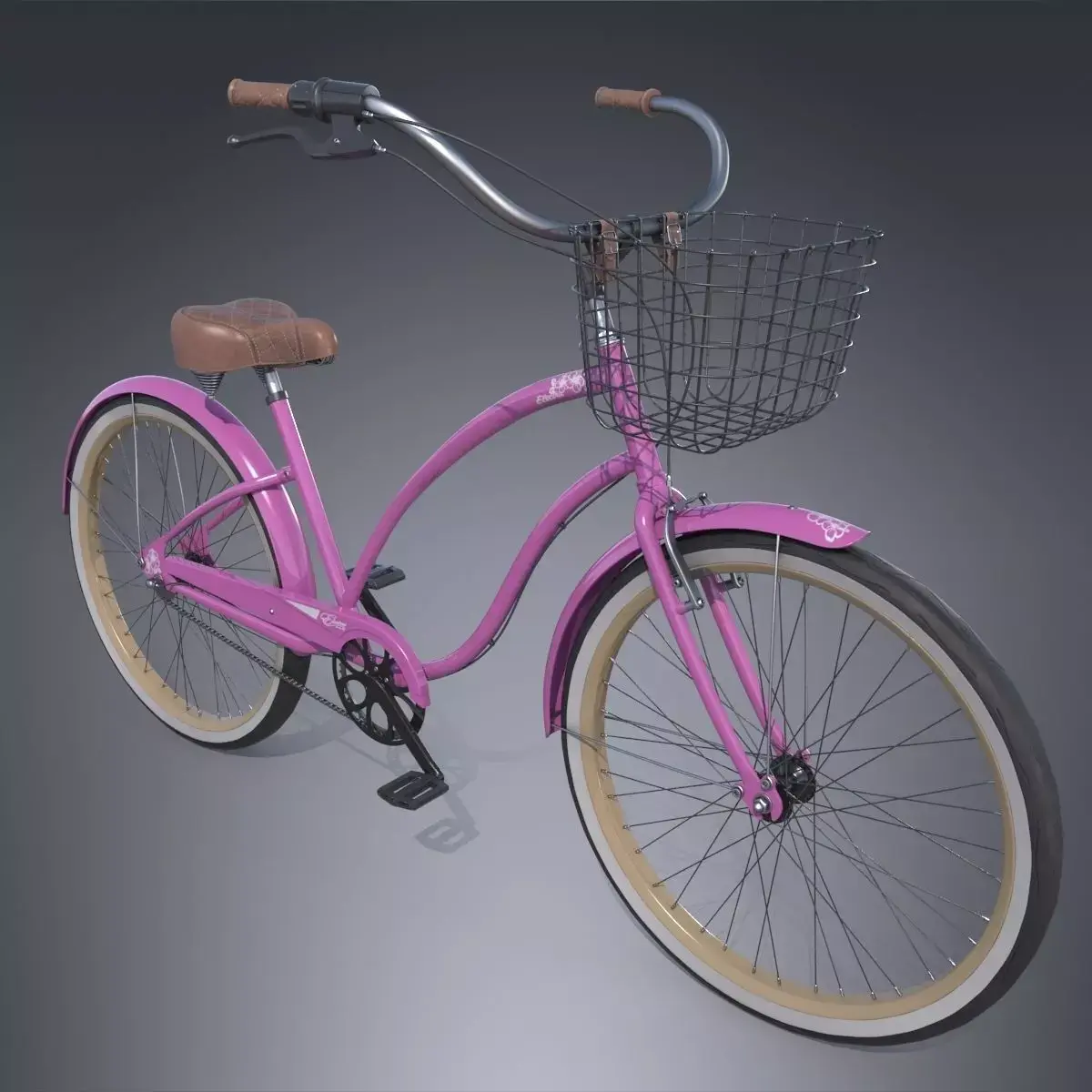 Cruiser Bike 3D model purchase
